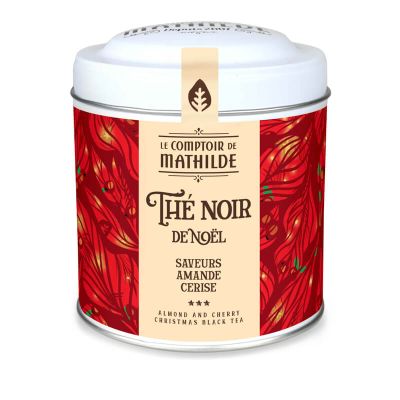 Thé noir saveur amande cerise