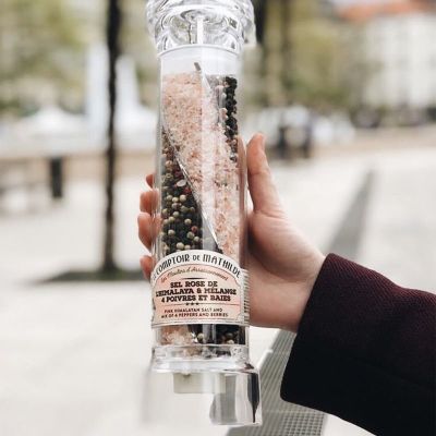 Sel rose de l'himalaya et mélange 4 poivres & baies