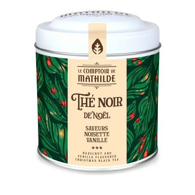 Thé noir de noël noisette et vanille 