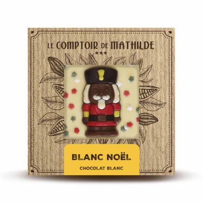 Noël -tablette chocolat blanc