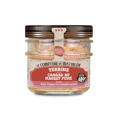 Eendenterrine met gerookte borst