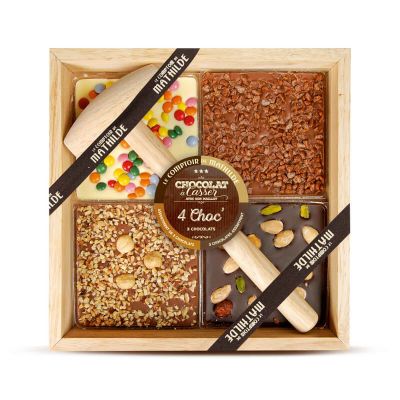 4 choc' à casser - assortiment 3 chocolats