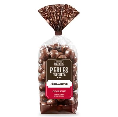 Sprankelende melkchocoladeparels