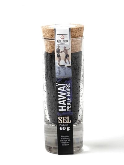 Zwart parelzout hawaïaanse stijl