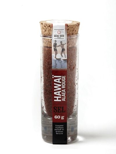 Rood parelzout in hawaïaanse stijl