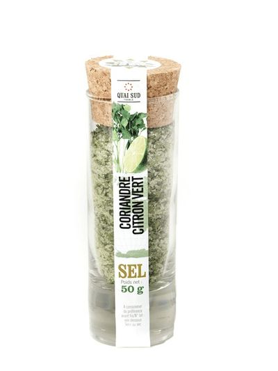 Zout met koriander en limoen