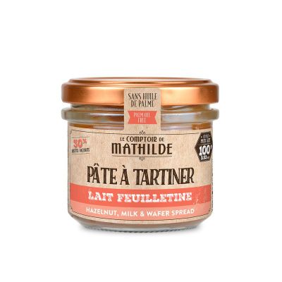 Lait noisette feuilletine - pâte à tartiner