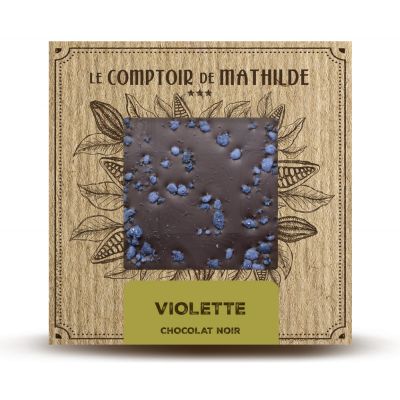 Violette - tablette chocolat noir
