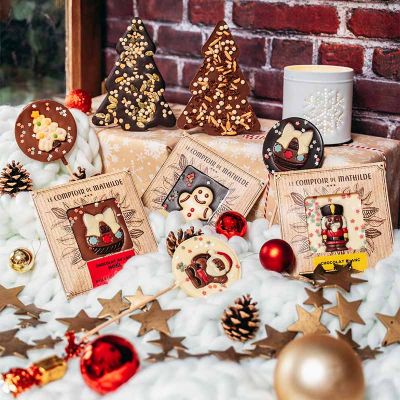 Noël - tablette chocolat au lait