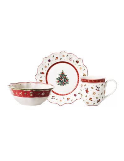 Servies breakfast 6-delig