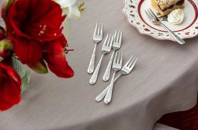 Gebaksvork set van 6 stuks