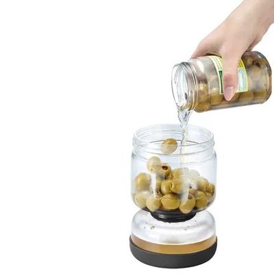 Bewaarpot met uitleksysteem