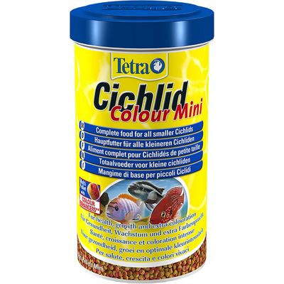 Cichlid colour mini pellets