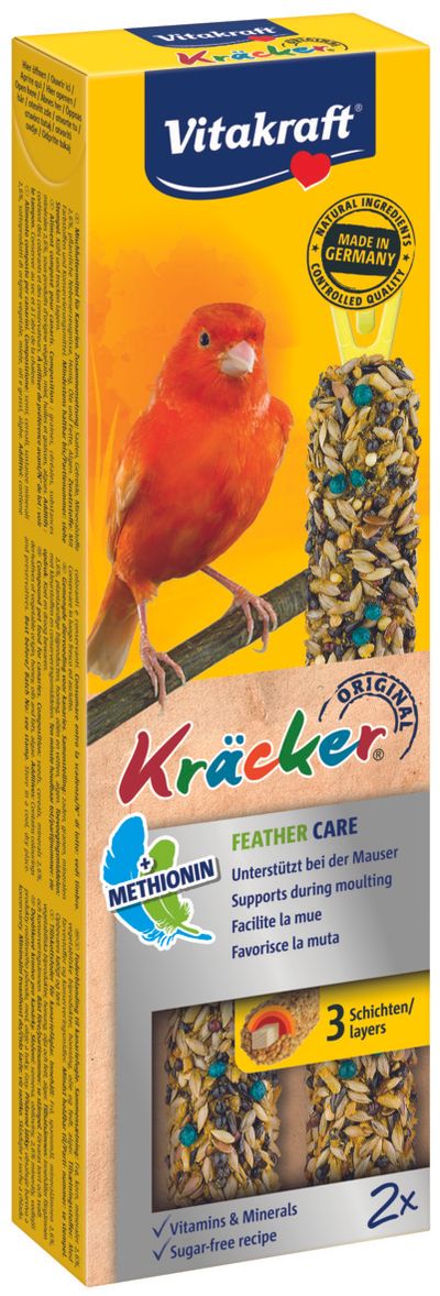 Kräcker® feather care| 2 pièces |canaris