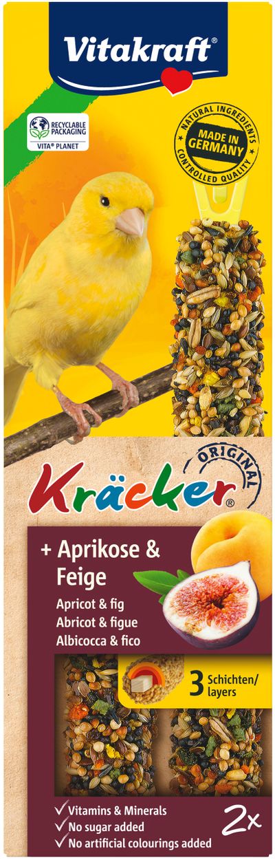Kräcker® abricot-figue| 2 pièces |canaris
