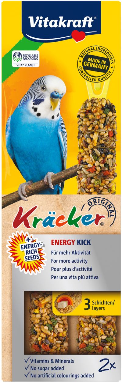 Kräcker® energy kick| 2stuks| parkieten