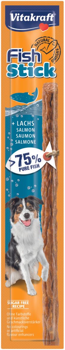 Hondensnack| fish stick  zalm 15g