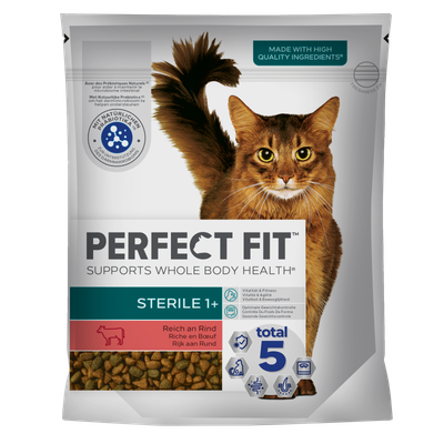 Perfect fit cat dry sterile boeuf 750g