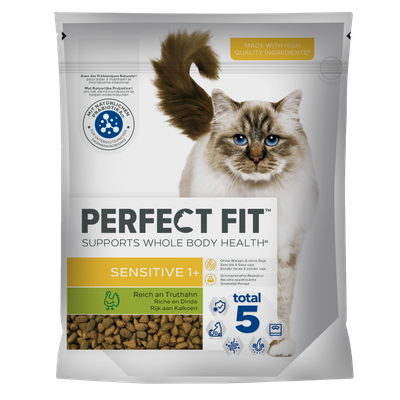Perfect fit cat dry sensitive dinde 750g