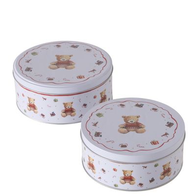 Set van 2 opbergblikken