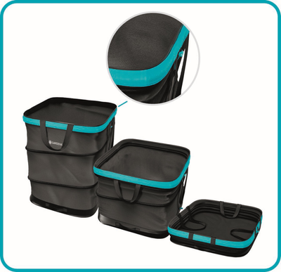 Tuinzak popup vierkant maat L 220l