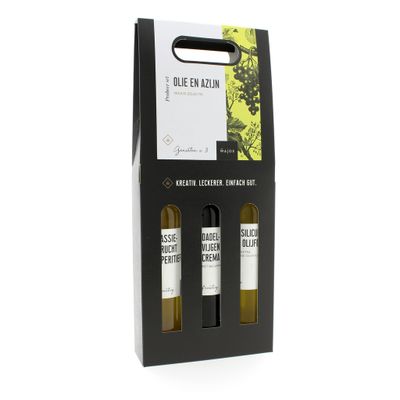 Coffret huile vinaigre3x100 