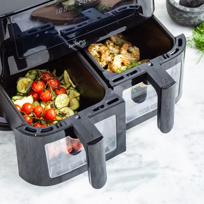 Greenpan bistro double airfryer 4l+4l
