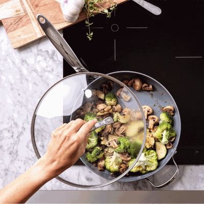 Universeel glazen deksel 30 cm