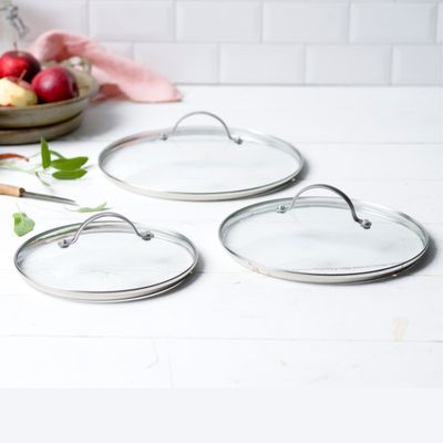 Universeel glazen deksel 32 cm