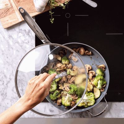 Universeel glazen deksel 32 cm