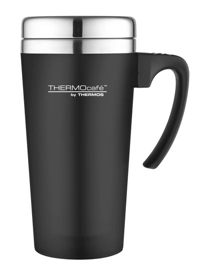 Soft touch travel mug noir 420ml