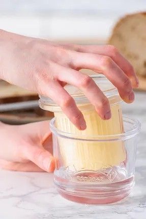 Boterbel uit glas 200ml