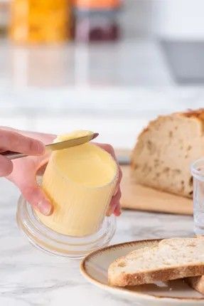 Boterbel uit glas 200ml