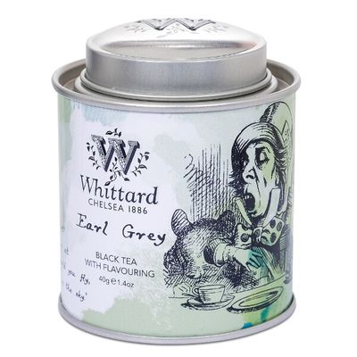 Alice in wonderland gekke hoedenmaker mini caddy 40g