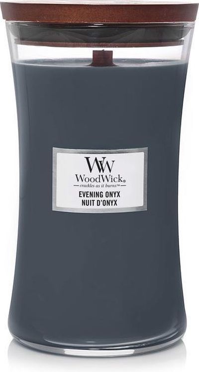Woodwick Geurkaars evening onyx Large