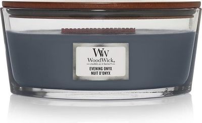 Bougie Woodwick Onyx du soir ellipse