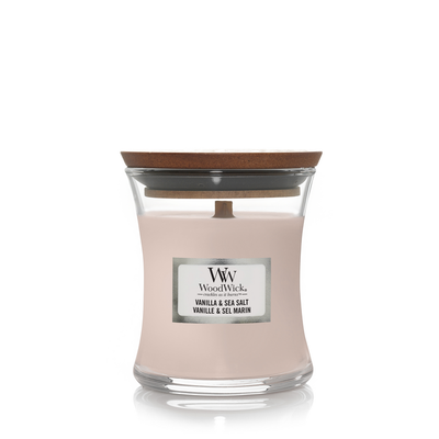 Woodwick Mini Bougie Vanille & sel de mer