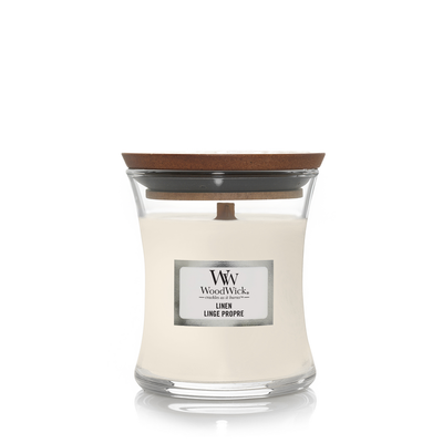 Woodwick Geurkaars linen mini