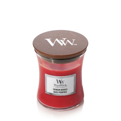 Woodwick mini Bougie Baies cramoisies