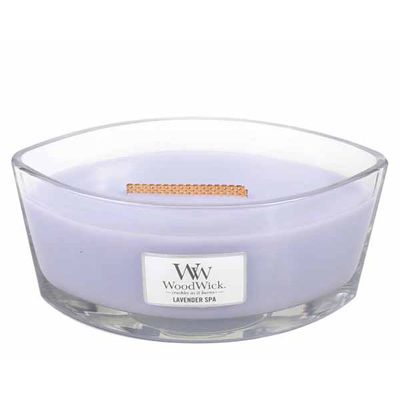 Woodwick Geurkaars lavender spa ellipse