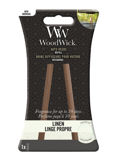 Woodwick auto reed refill linen