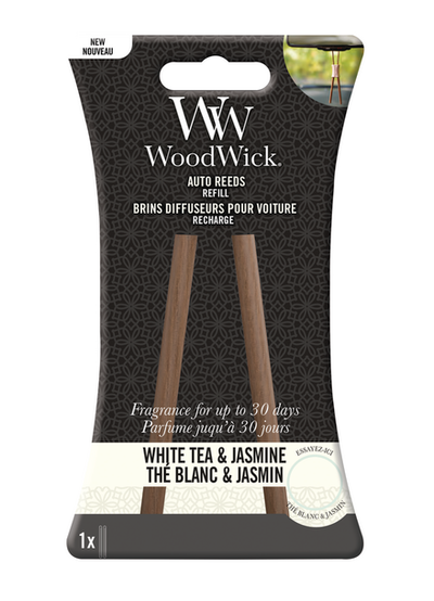 Woodwick auto reed refill tea&jasmine
