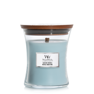 Bougie Woodwick Néroli Maritime moyenne