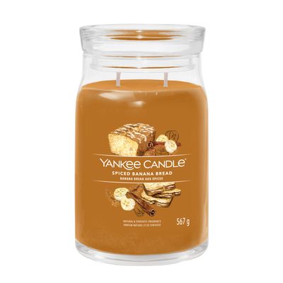 Bougie parfumée spiced banana bread l jar
