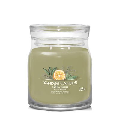 Geurkaars sage & citrus m jar
