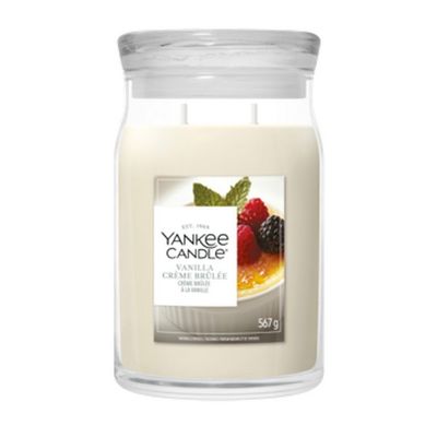 Bougie parfumée vanilla crème brûlée l jar