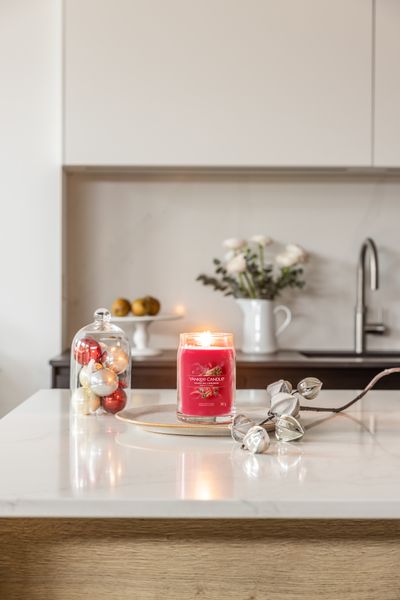 Geurkaars sparkling cinna l jar
