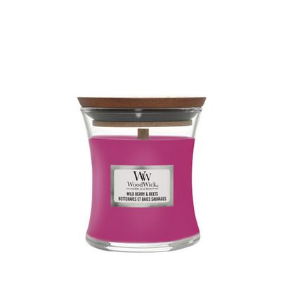 Mini Bougie Woodwick wild baies sauvages et betteraves