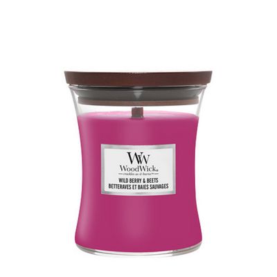 Bougie Woodwick wild baies sauvages et betteraves moyenne