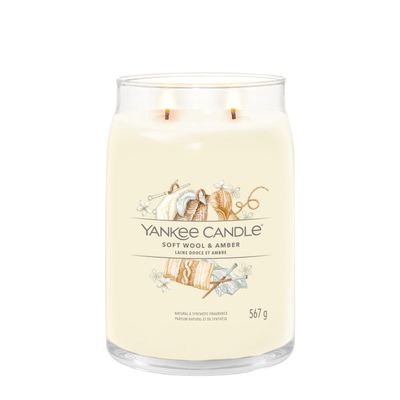Bougie parfumée soft wool & amber l jar